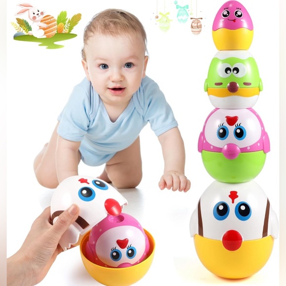 NIB Cute nesting stacking egg toys - Picture 5 of 7
